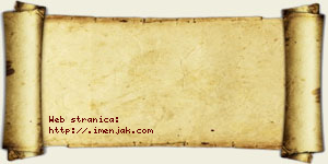 Andjelina Ješić vizit kartica